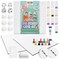 Bright Creations 146-Piece Make Your Own Board Game DIY Kit with 2 Blank Game Boards, Cards, Dice, Rule Sheets, and Tokens, Complete Set for Custom Games, Family Night, or Classroom Fun